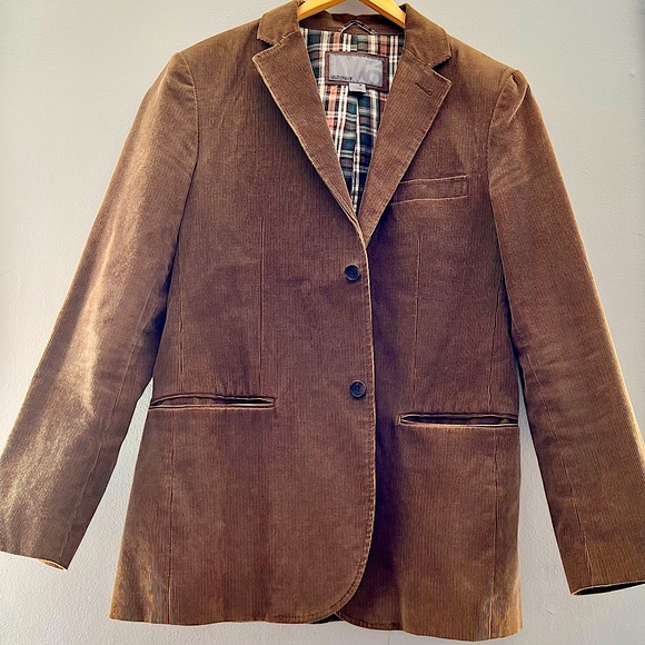 NWOT - Stunning Old Navy Brown Corduroy Blazer - Size Medium - Picture 2 of 7
